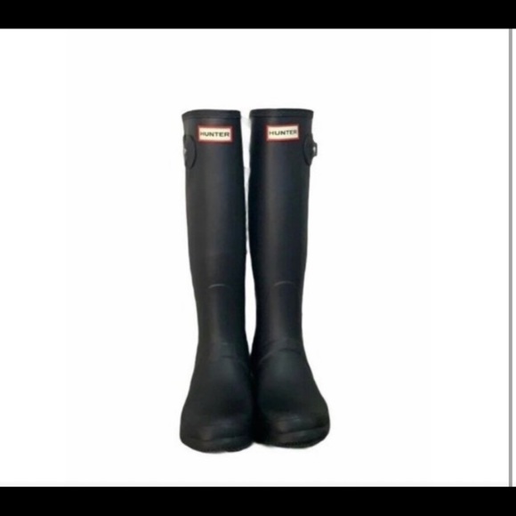 Matte black Hunter boots - Picture 2 of 2